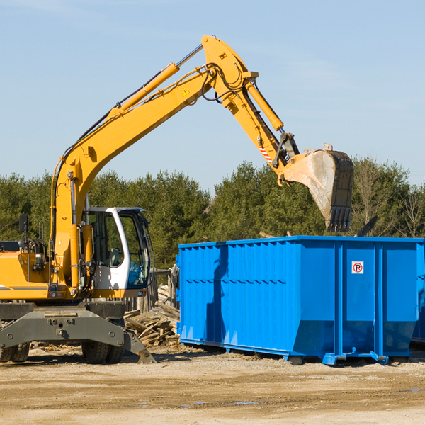 can i pay for a residential dumpster rental online in Marsland